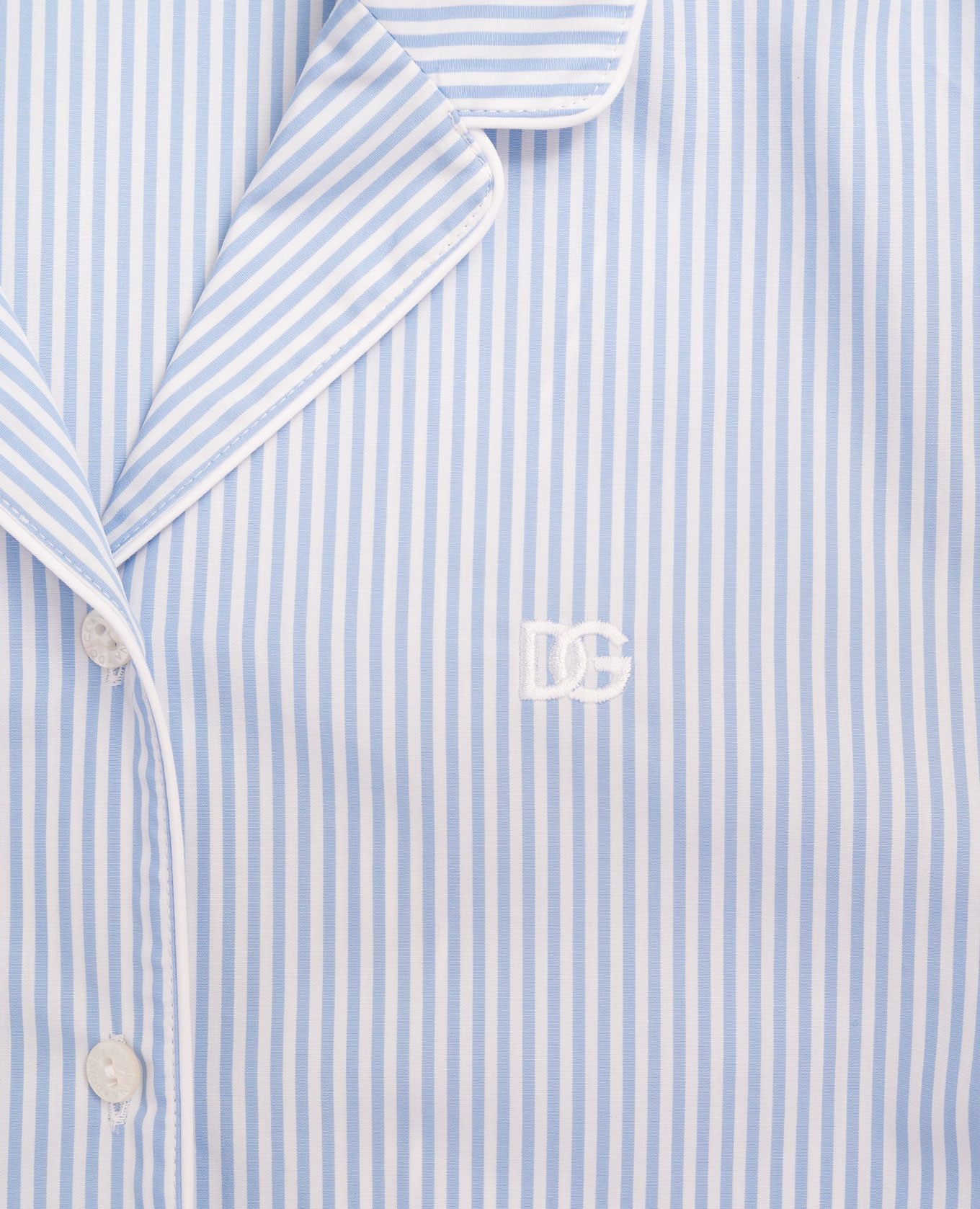 Children's blue striped shirt with belt Dolce&Gabbana 3