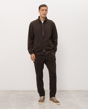 MooRER Brown CRISPIN TUTA tracksuit CRISPINTUTAJ