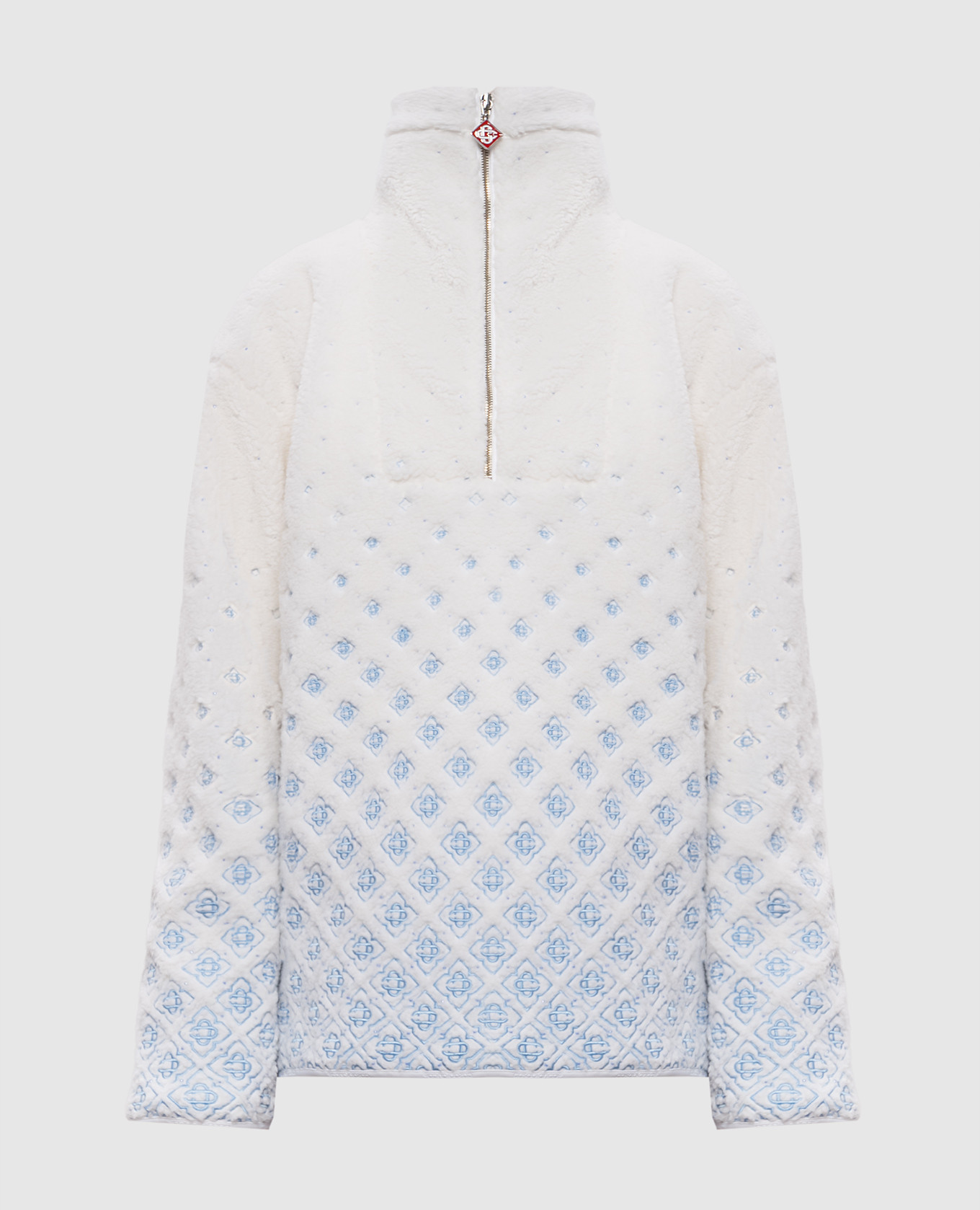 

White anorak with wool Casablanca