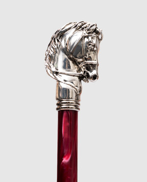 Pasotti Silver Horse burgundy shoe horn PFPEXXCSF04PERLAROSОЗ