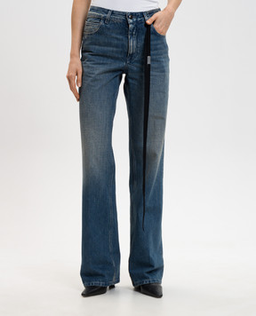 Ann Demeulemeester Vive blue distressed jeans B0013781FA720