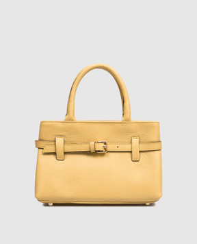 Gianni Notaro Dollaro yellow leather bag 235DOLLAROORO