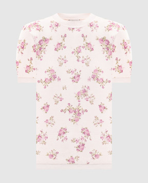 Magda Butrym Pink printed T-shirt KNITWEAR19TOP390526