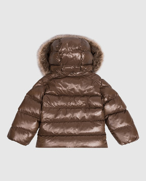 Moncler ENFANT Children's brown down jacket K2F L29511A00024597Z8