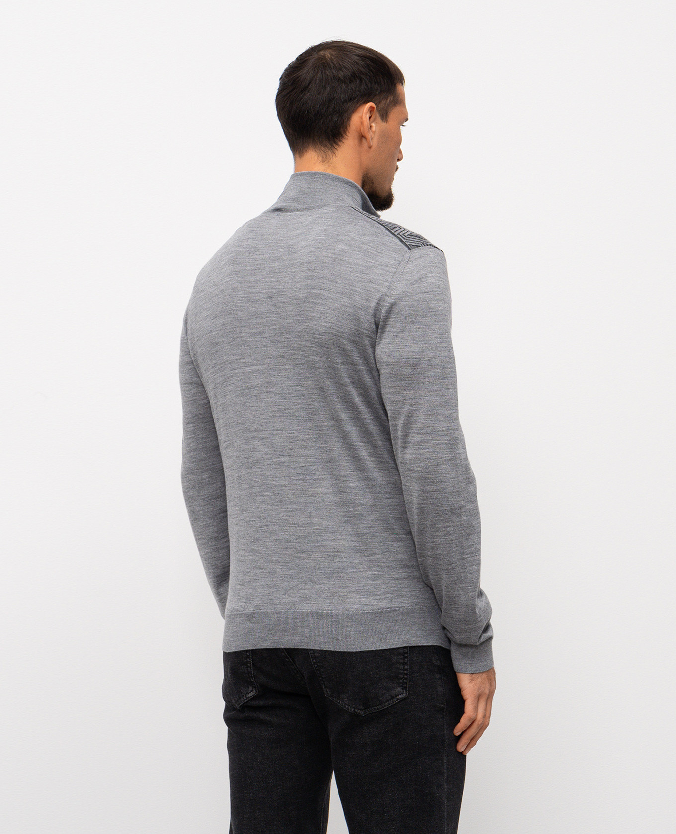 

Gray wool, silk and cashmere patterned jumper Stefano Ricci, Grey