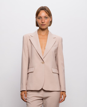 Max Mara Weekend Beige LAMINE wool jacket WKDLAMINE