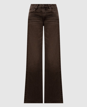 R13 Brown flared jeans R13WD188D480A