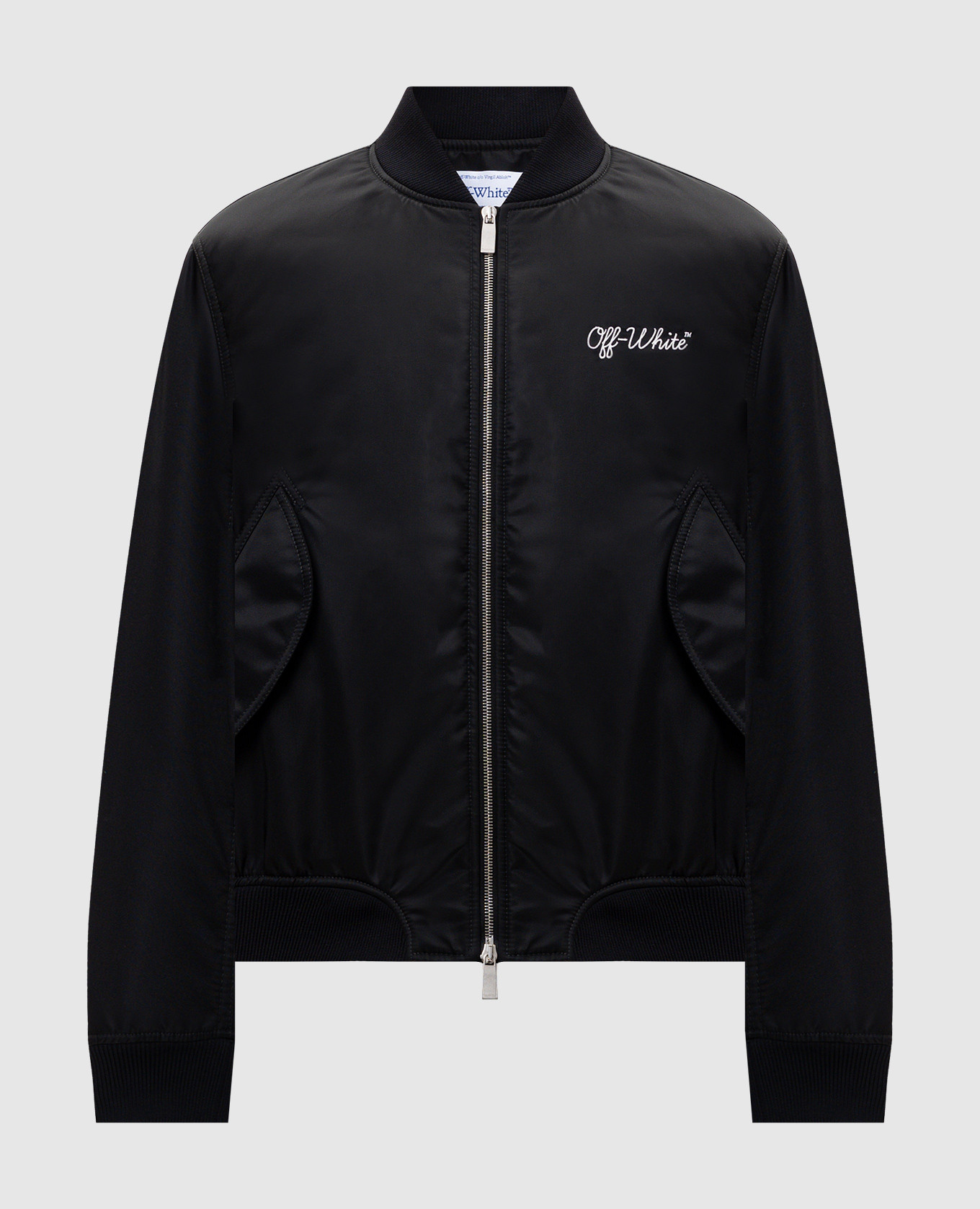 

Black bomber jacket with logo Off-White