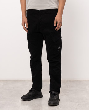 C.P. Company Black cargo pants MPA731A005529G