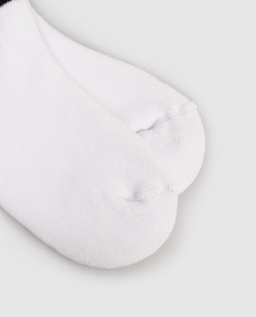 Dolce&Gabbana Children's white insulated socks with logo LBKAC5JBCAC