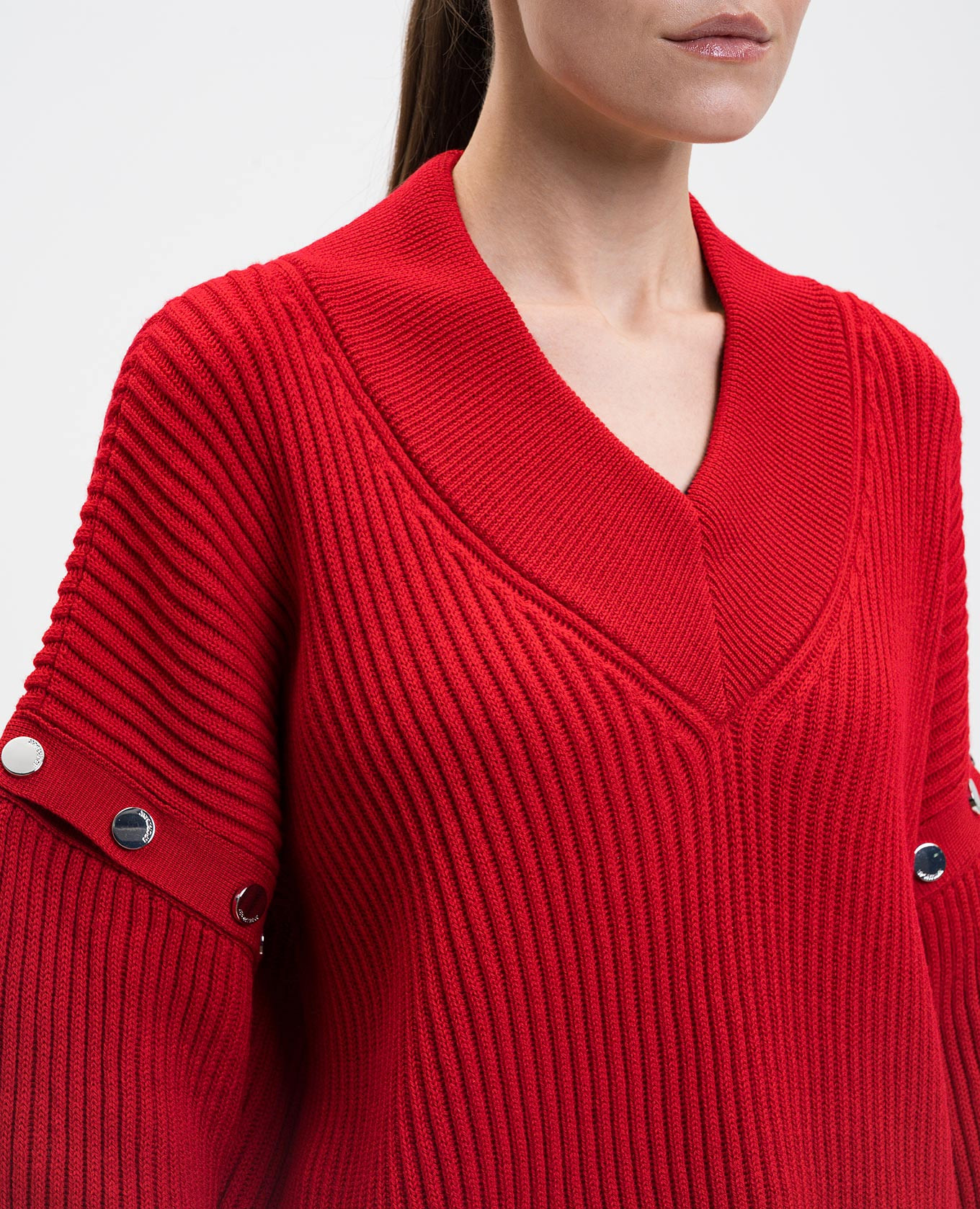 

Red TAY pullover with removable sleeves Max Mara Sportmax