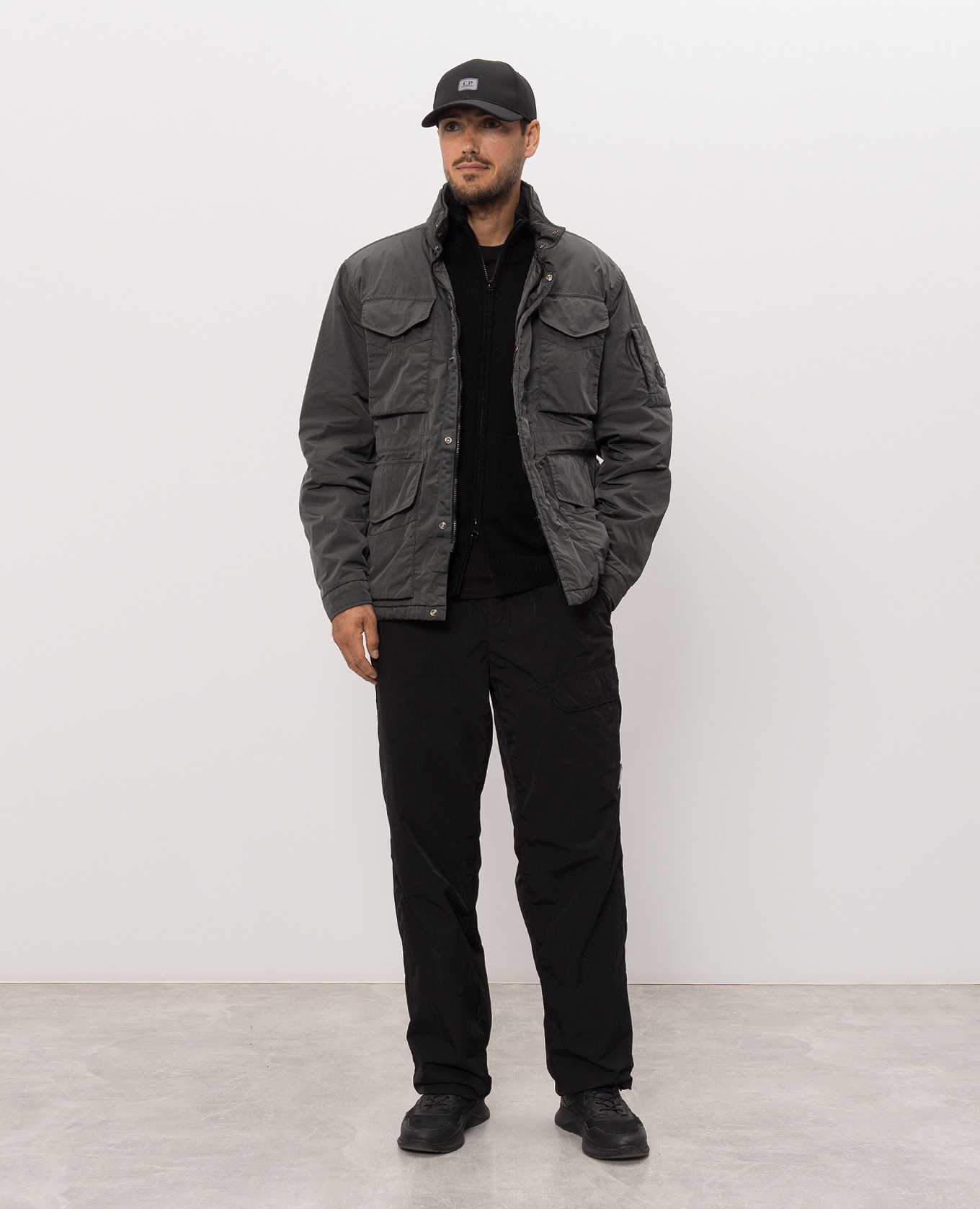 

Black T-shirt with print C.P. Company