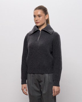 Max Mara Weekend Gray LASER wool sweater WKDLASER