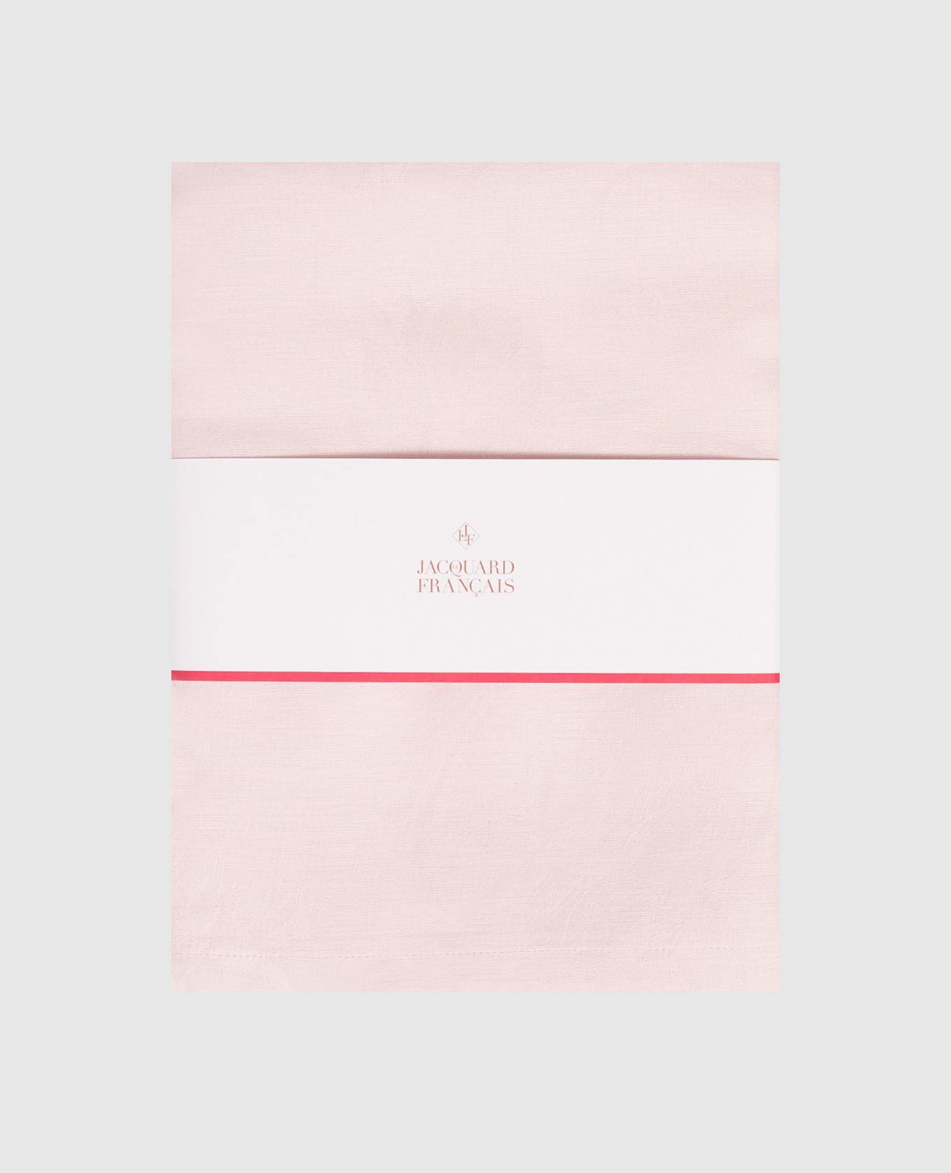 

Tivoli pink linen tablecloth with pattern Le Jacquard Fraincais