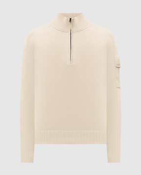 C.P. Company Metropolis Beige sweater with wool LKN200A005528A
