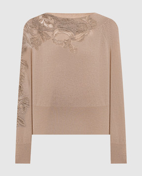 Ermanno Scervino Beige cashmere jumper D495M302APPYU