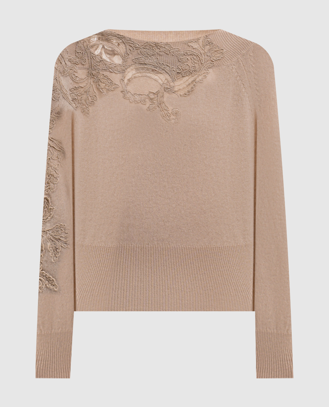 Beige cashmere jumper