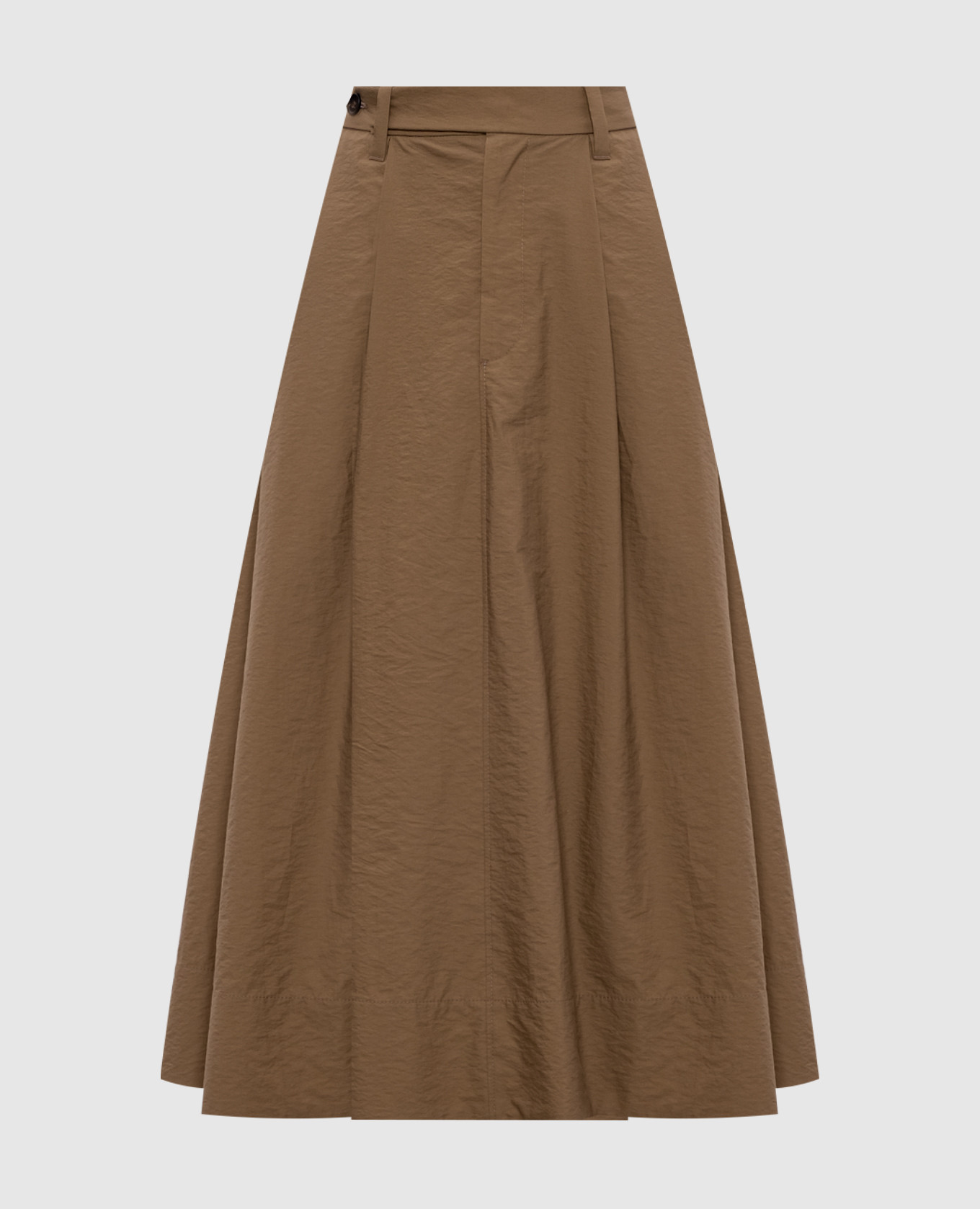 Brown skirt with chain
