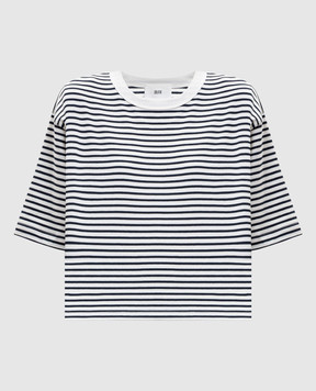 Solotre White striped T-shirt M1AB0056