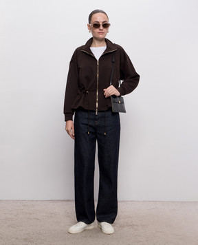 Toteme Dark blue jeans with logo patch 252WRB911FB004430