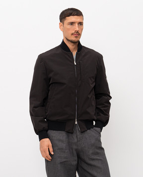 Brunello Cucinelli Black bomber jacket MM4796564