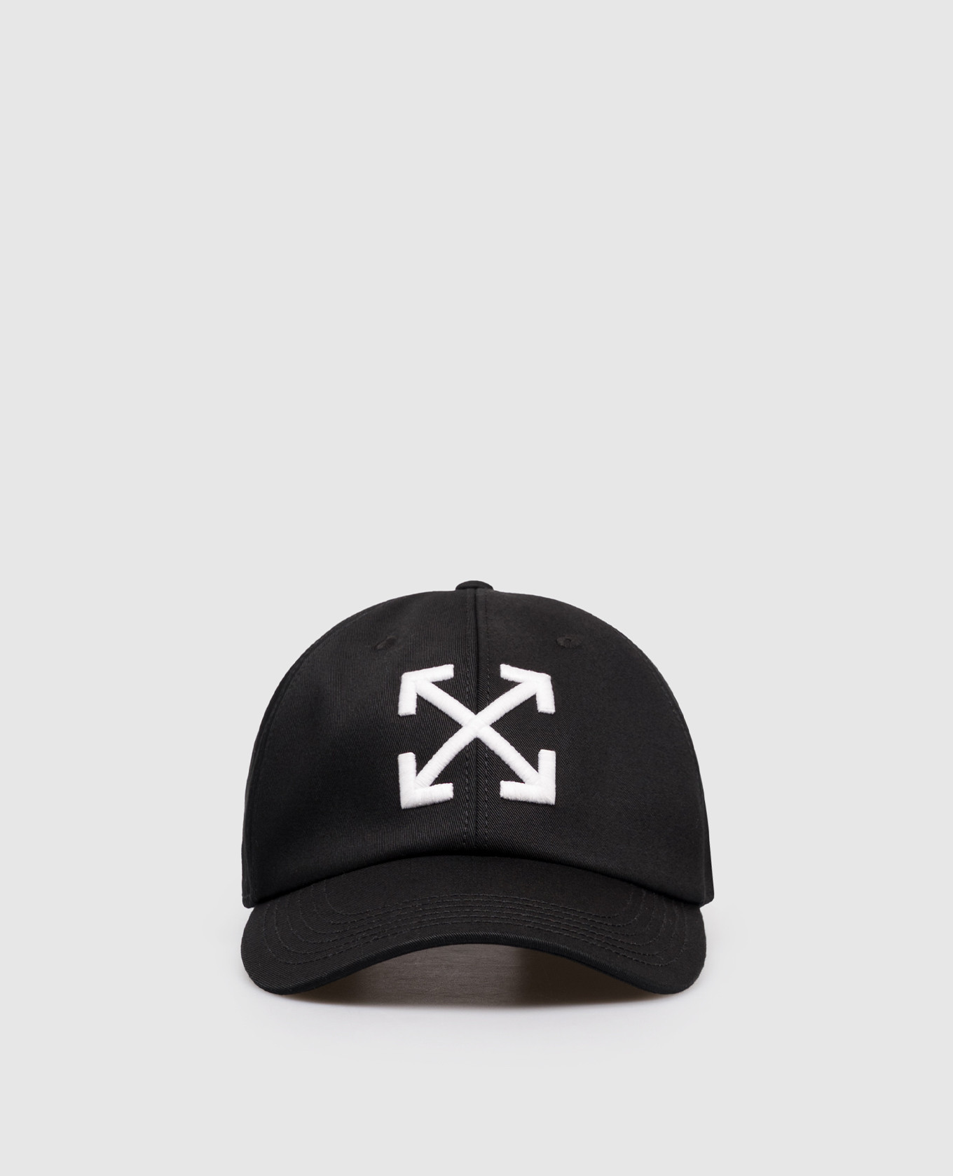 

Black cap with emblem Off-White