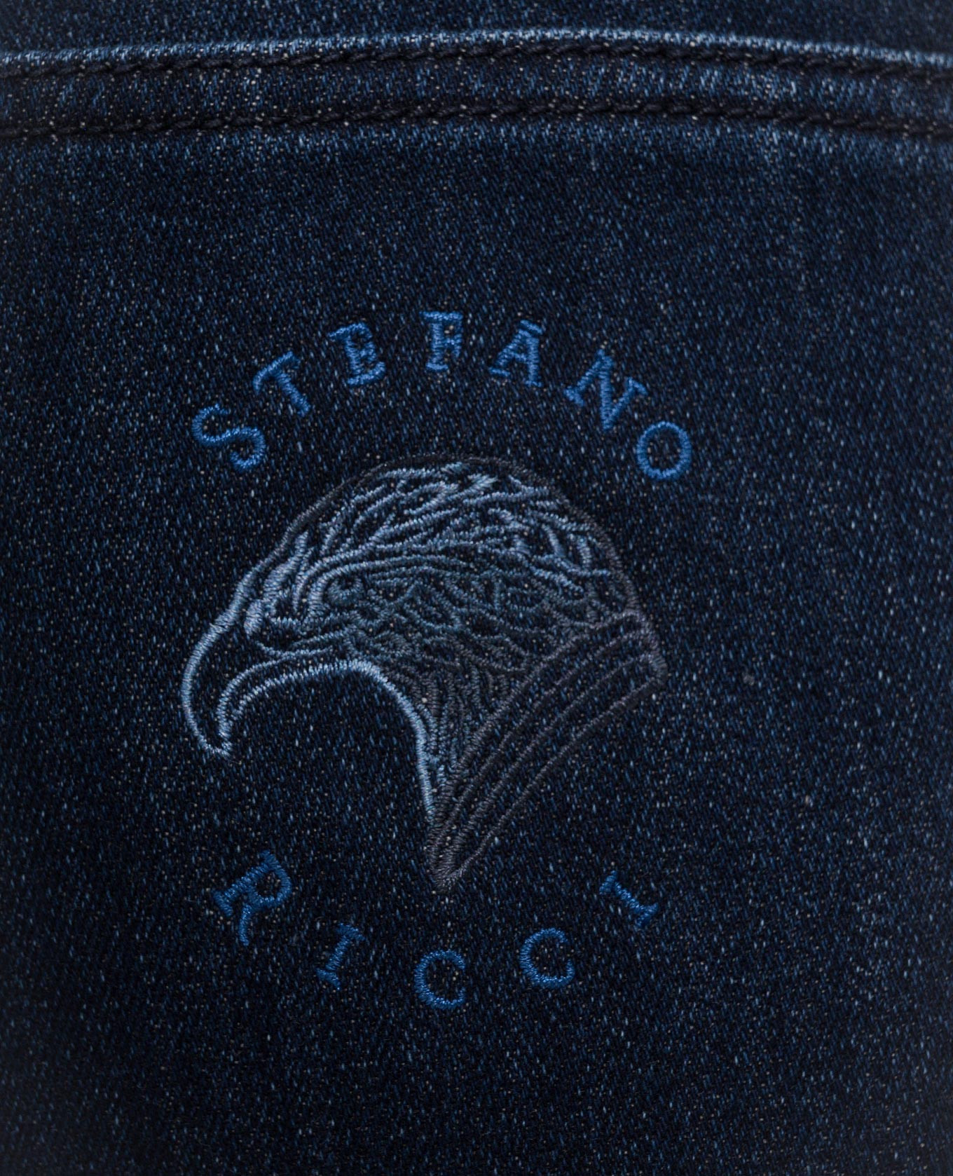 Blue jeans with a worn effect Stefano Ricci 5