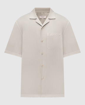 Agnona Green shirt with silk TD09U3NU2084