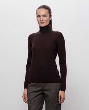 Max Mara Brown wool golf SALUTO MXMSALUTO