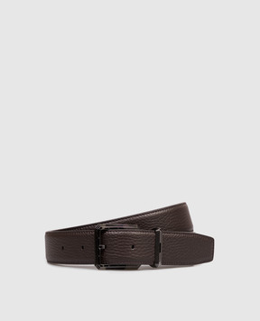 Stefano Ricci Brown leather belt N382VDA588U