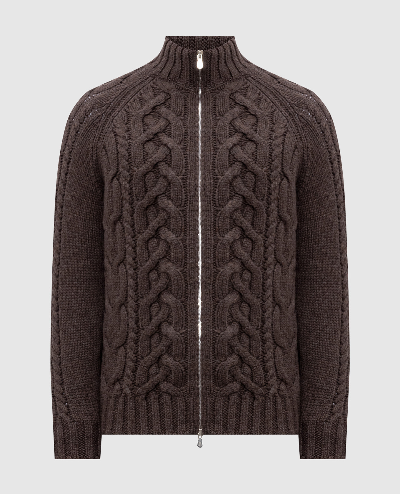 Brown cashmere cardigan Brunello Cucinelli