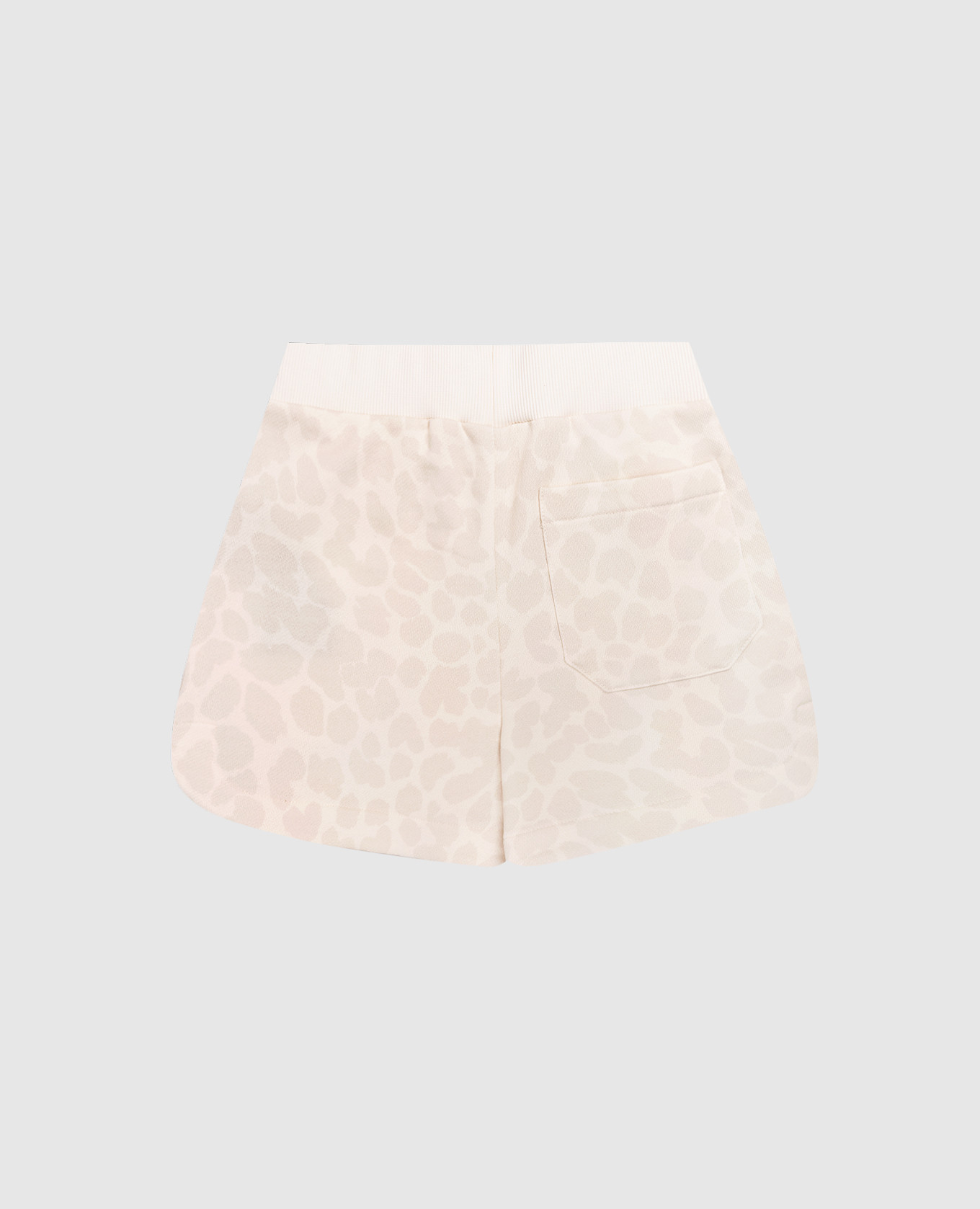 

Children's beige printed shorts Balmain