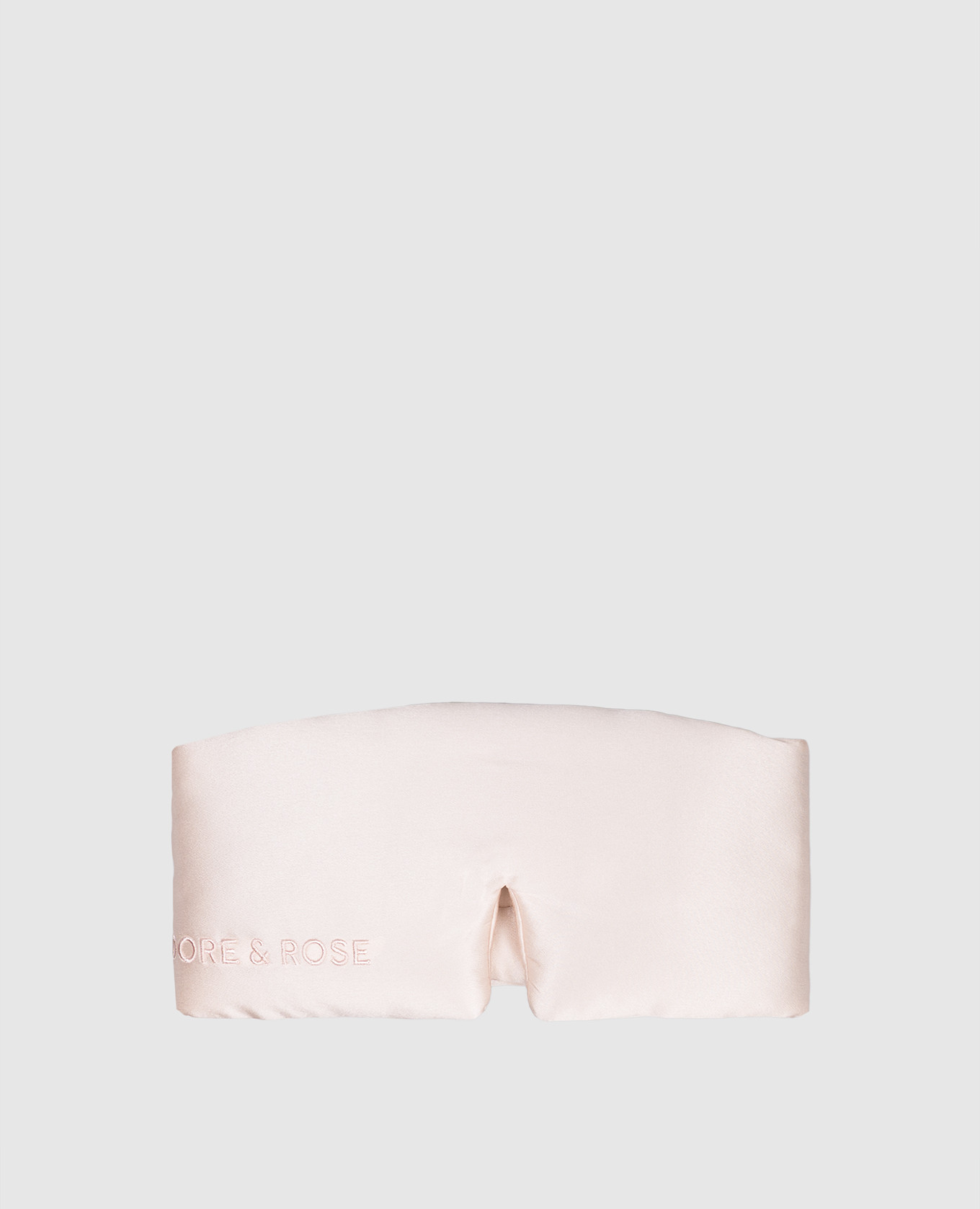 

Pink silk sleep mask with logo Dore & Rose