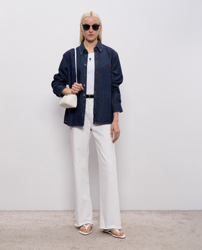 Ami Paris Blue denim shirt USH786DE0123