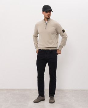 Stone Island Khaki wool sweater L2S155100008S00A1