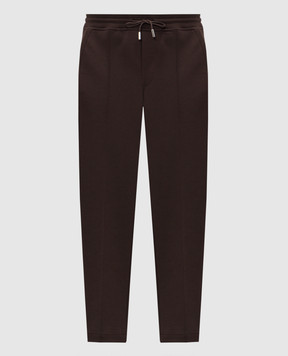 MooRER Brown CRISPIN sweatpants CRISPINPANTALONEIT
