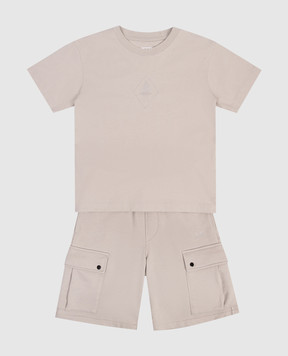 C.P. Company Children's gray suit with logo patch CUG006LAA171014