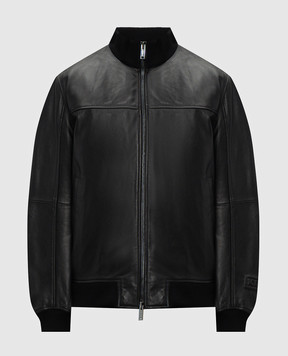 Iceberg Black leather jacket ZO106802