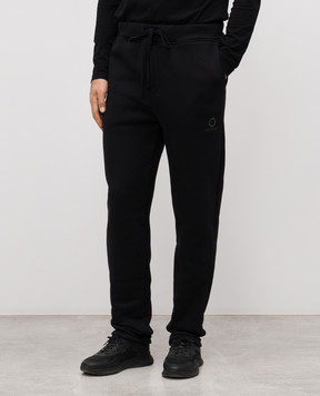 Trussardi Black insulated sweatpants with logo P8008000061NMP356F02