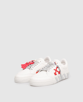 Off-White Children's white leather Vulcanized sneakers OBIA003S26LEA001