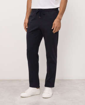 Peserico Blue sweatpants R54215J00D00081