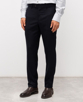 Peserico Blue wool pants R5422002710