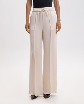 Valentino Beige silk pants 9B3RB7B51MM
