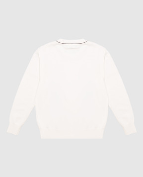 Maison Margiela MM6 Children's ivory sweater with wool M61025MM06Q