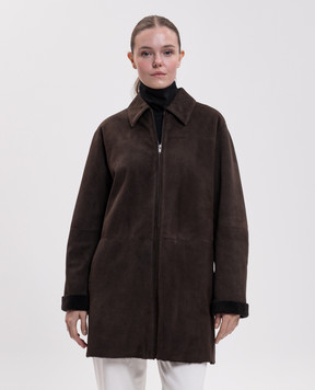 The Row Brown sheepskin coat Dakara R001139L620