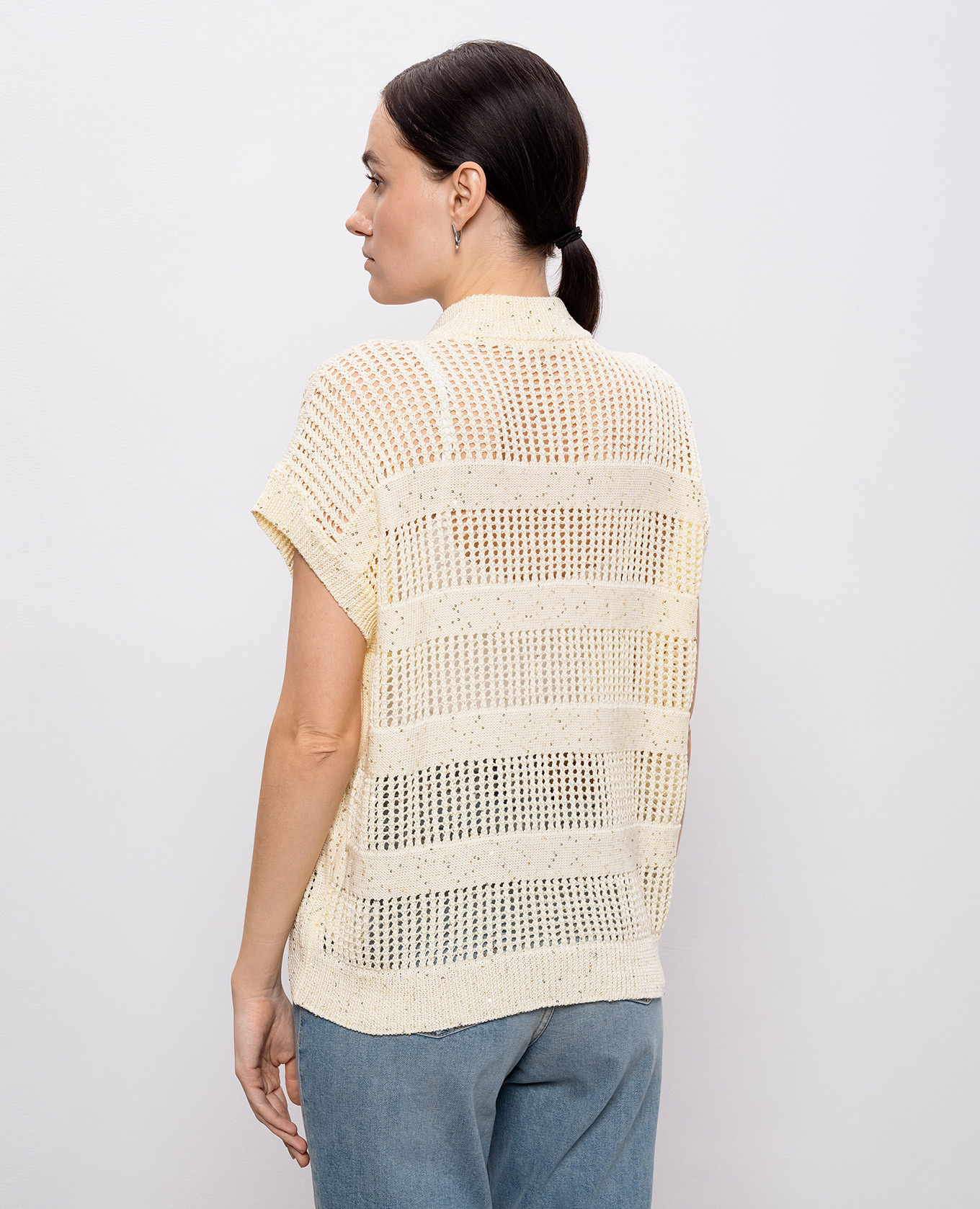 

Yellow vest with sequins Peserico