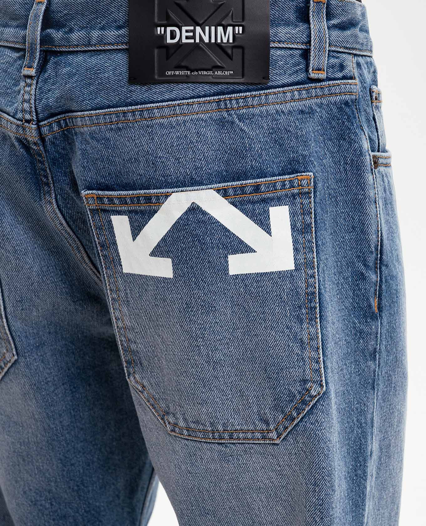 

Blue jeans with Half Arrow emblem Off-White