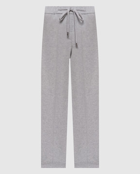 Peserico Gray pants with wool P04151J003122