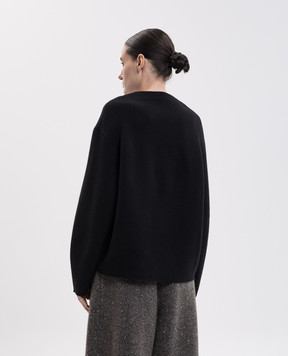BOBOUTIC Black sweater with wool and cashmere 5142