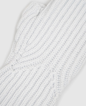 Allude Blue cashmere mittens 26511227
